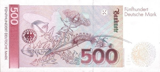 банкнота 500DM