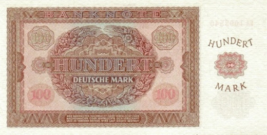 валютная единица немцев после войны