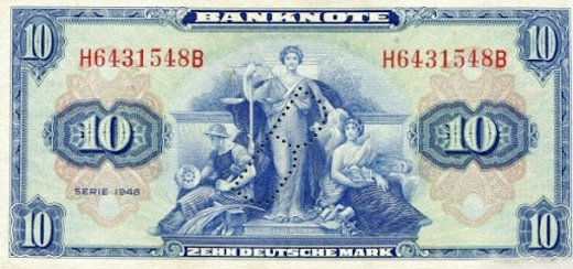 какая валюта была у немцев до евро