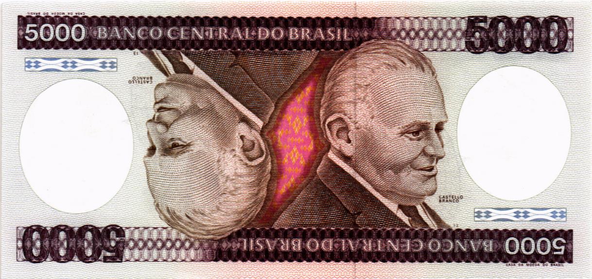 БРАЗИЛИЯ 5000 КРУЗЕЙРО мини 1