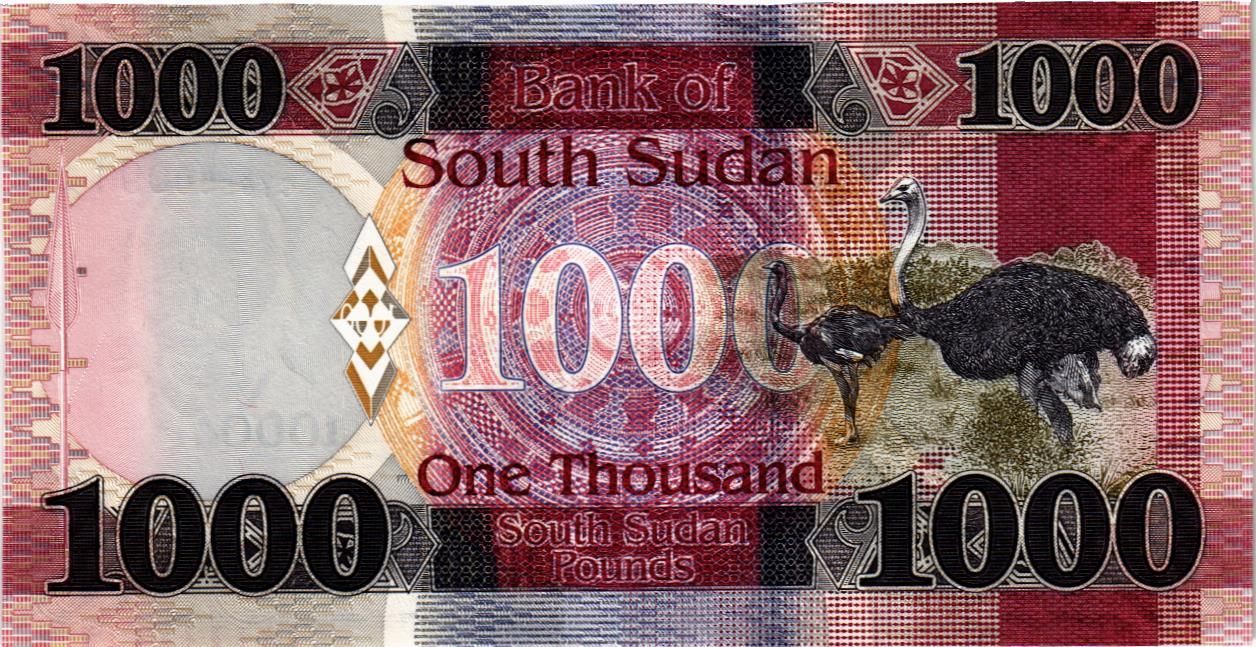 ЮЖНЫЙ СУДАН 1000 ФУНТОВ мини 2