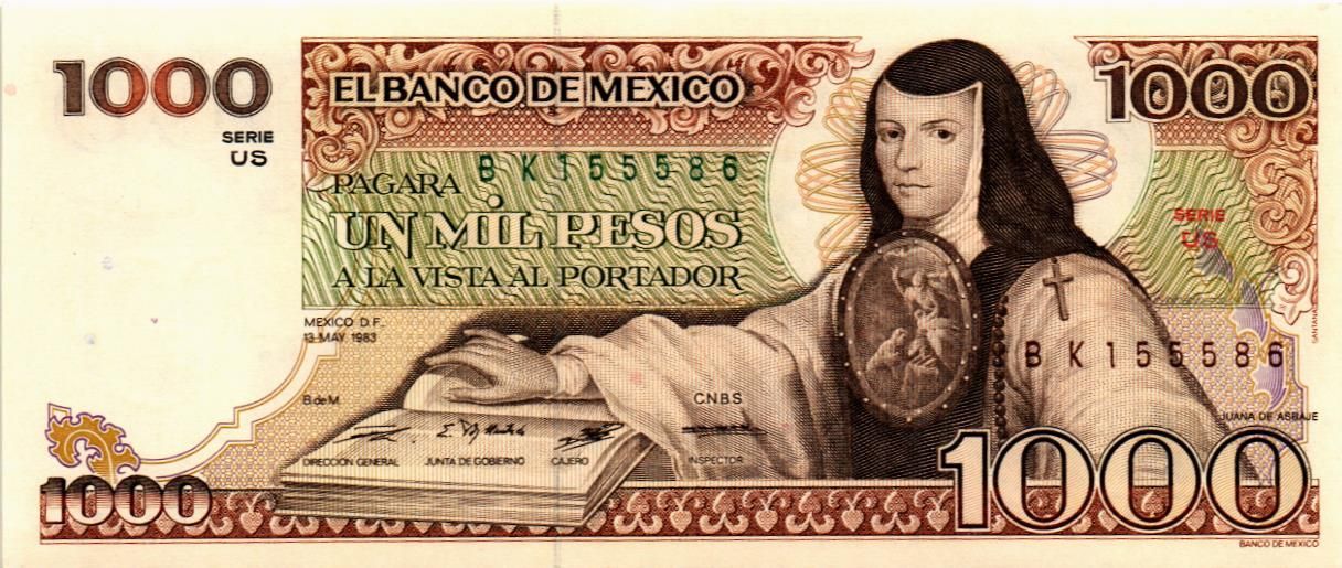 МЕКСИКА 1000 ПЕСО (US)