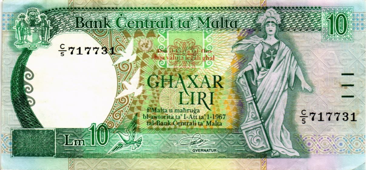МАЛЬТА 10 ЛИР