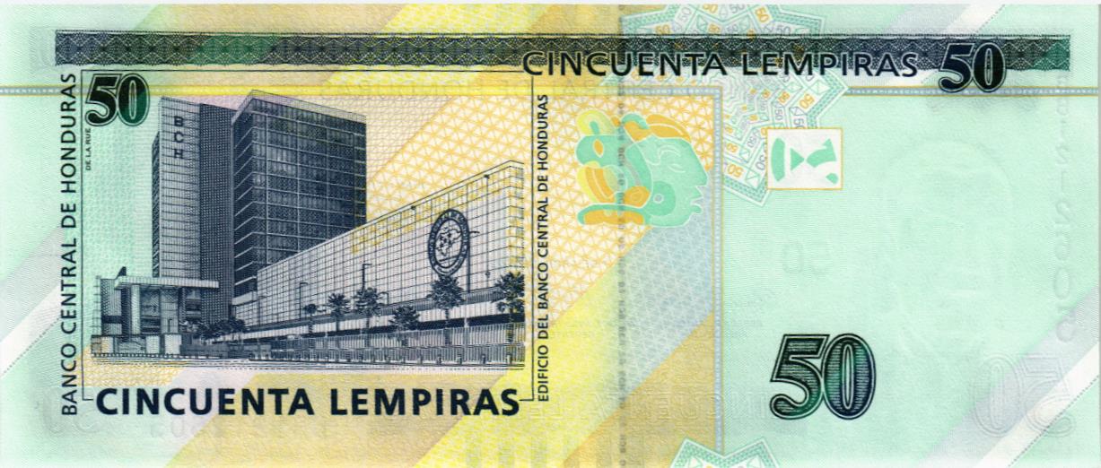 ГОНДУРАС 50 ЛЕМПИР мини 2