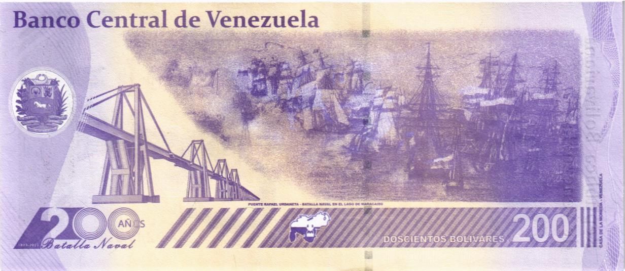 ВЕНЕСУЭЛА 200 БОЛИВАР мини 2