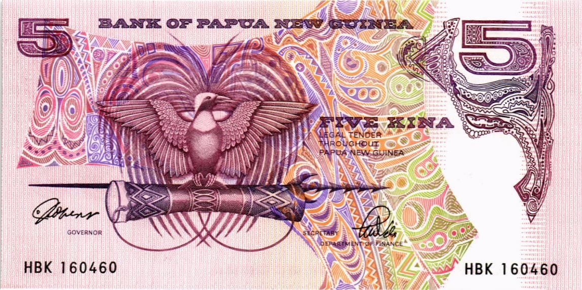 ПАПУА-НОВАЯ ГВИНЕЯ 5 КИНА
