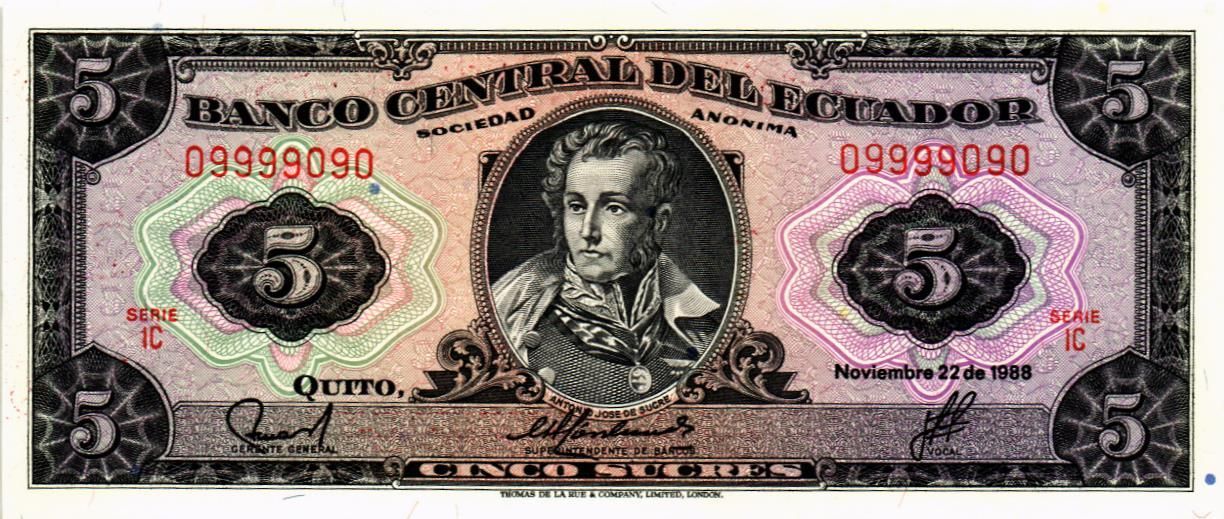 ЭКВАДОР 5 CУКРЕ #09999090 мини 1