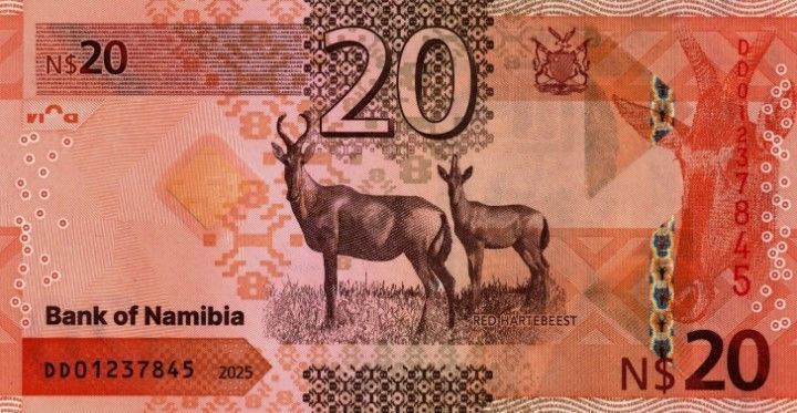 НАМИБИЯ 20 ДОЛЛАРОВ мини 2
