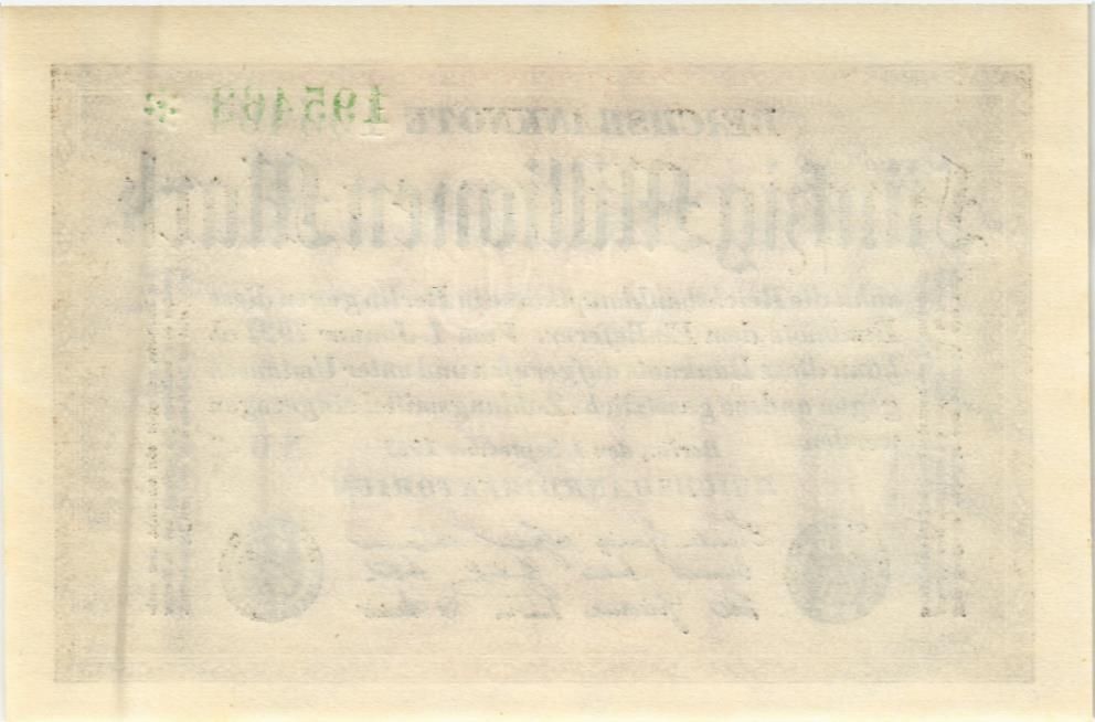 ГЕРМАНИЯ 50000000 МАРОК мини 2