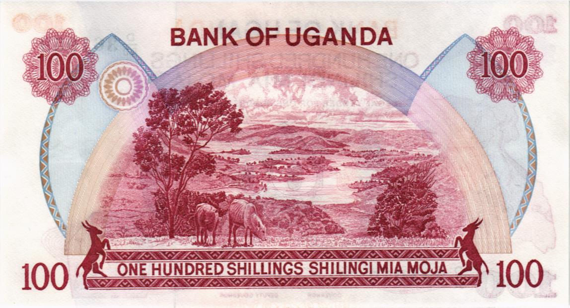 УГАНДА 100 ШИЛЛИНГОВ мини 2