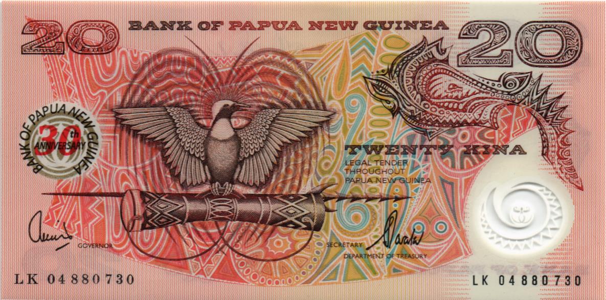 ПАПУА-НОВАЯ ГВИНЕЯ 20 КИНА