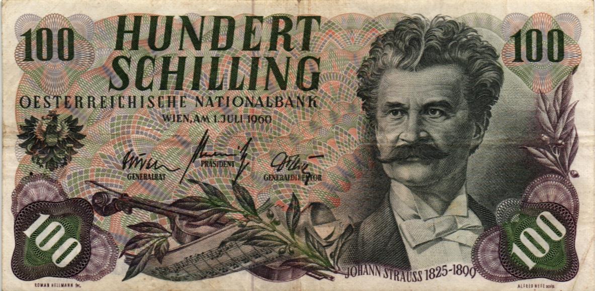 АВСТРИЯ 100 ШИЛЛИНГОВ мини 1
