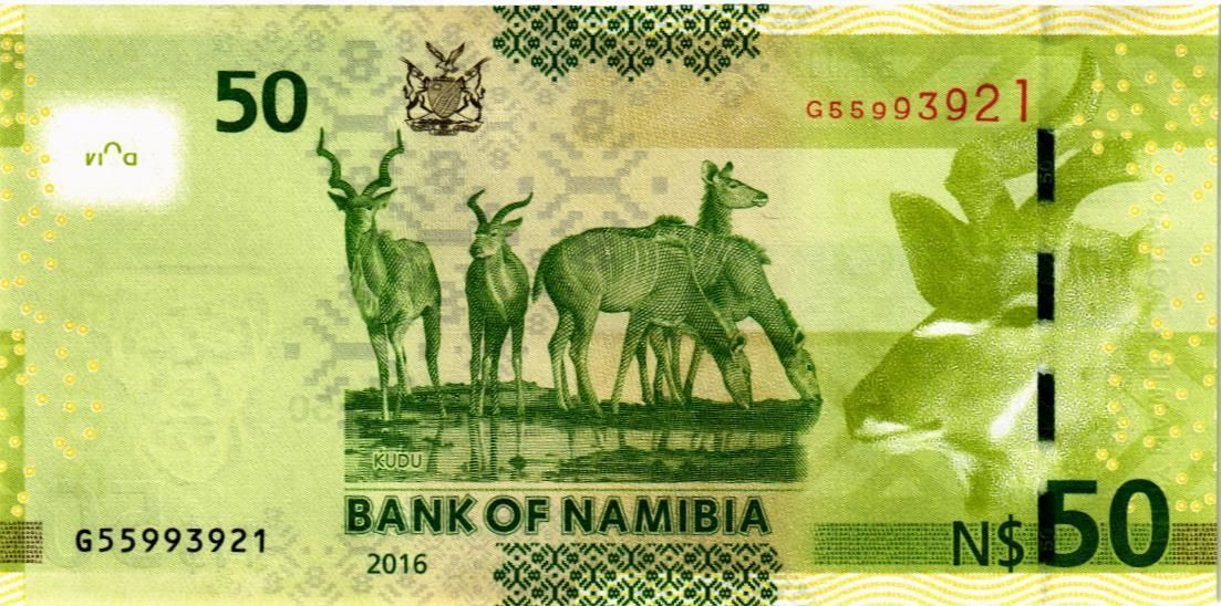 НАМИБИЯ 50 ДОЛЛАРОВ мини 2