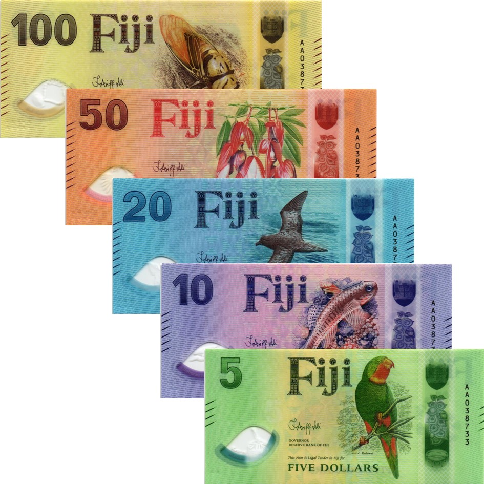 ФИДЖИ НАБОР 5 10 20 50 100 ДОЛЛАРОВ мини 1