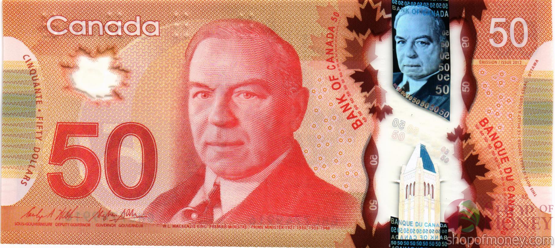КАНАДА 50 ДОЛЛАРОВ