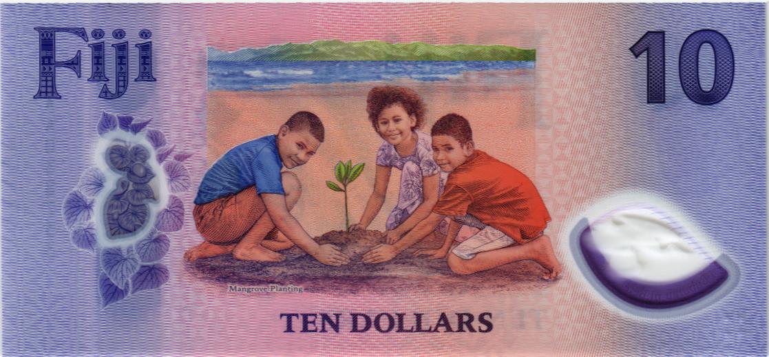 ФИДЖИ 10 ДОЛЛАРОВ мини 2