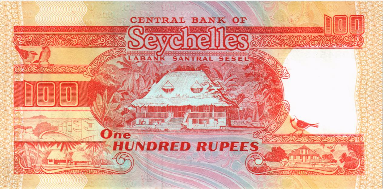 СЕЙШЕЛЬСКИЕ ОСТРОВА 100 РУПИЙ мини 2