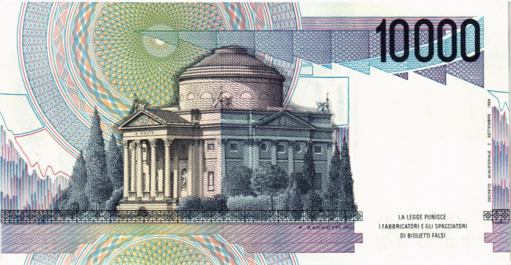 ИТАЛИЯ 10000 ЛИР мини 2