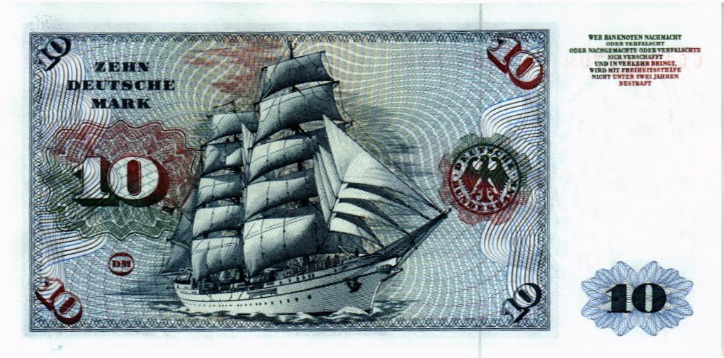 ГЕРМАНИЯ 10 МАРОК (ФРГ) мини 2