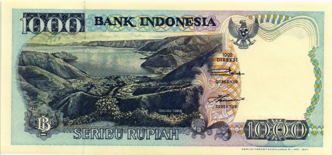 ИНДОНЕЗИЯ 1000 РУПИЙ мини 1