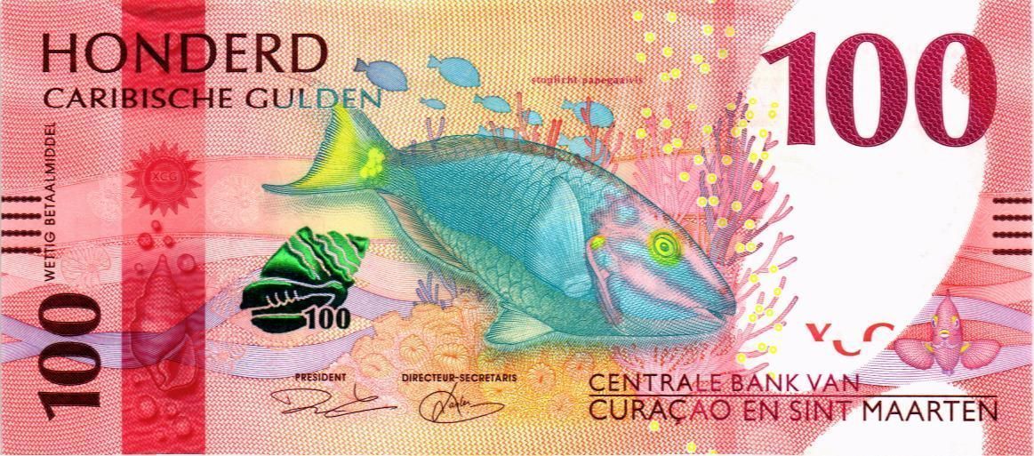КЮРАСАО И СИНТ-МАРТЕН 100 ГУЛЬДЕНОВ