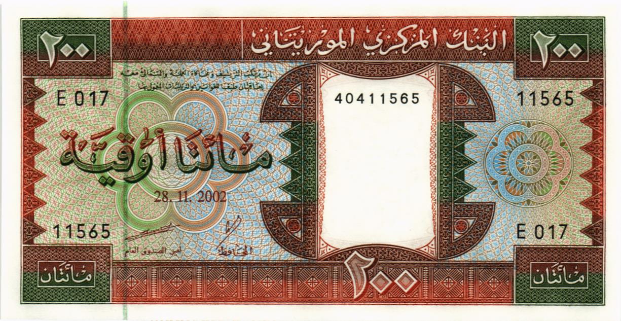 МАВРИТАНИЯ 200 УГИЙ