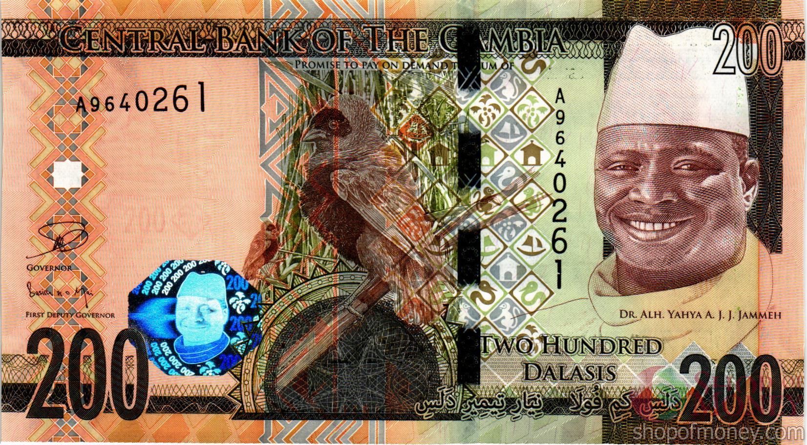 ГАМБИЯ 200 ДАЛАСИ