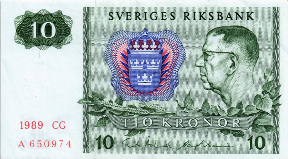 ШВЕЦИЯ 10 КРОН мини 1