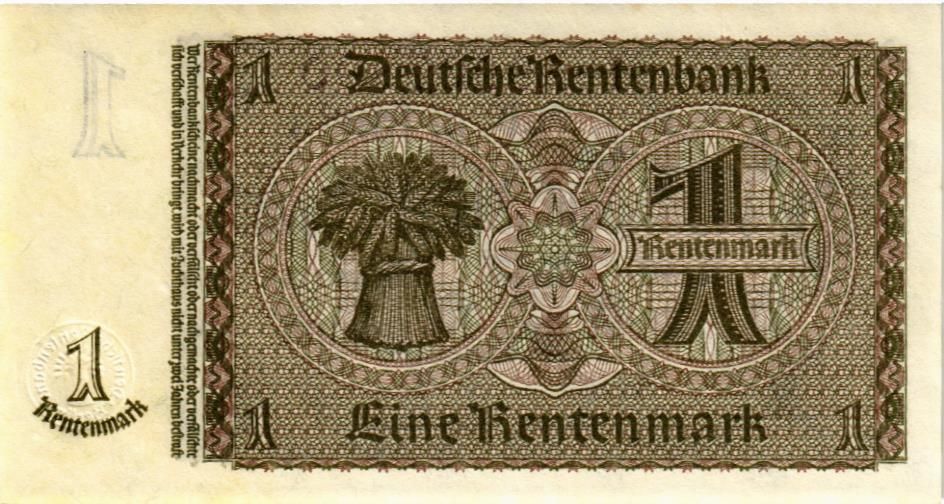 ГЕРМАНИЯ 1 РЕНТМАРКА мини 2