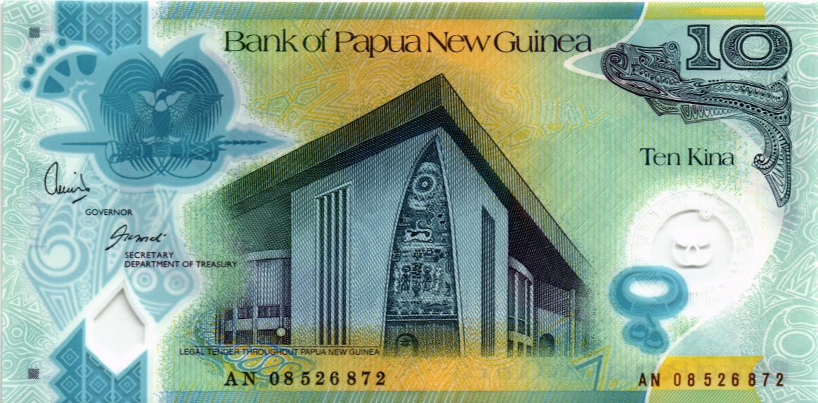 ПАПУА-НОВАЯ ГВИНЕЯ 10 КИНА