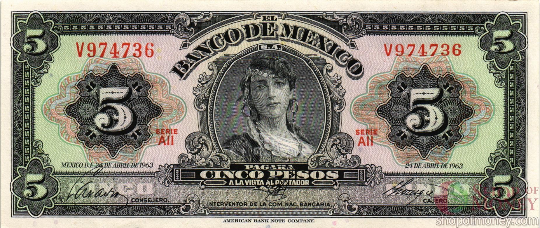 МЕКСИКА 5 ПЕСО