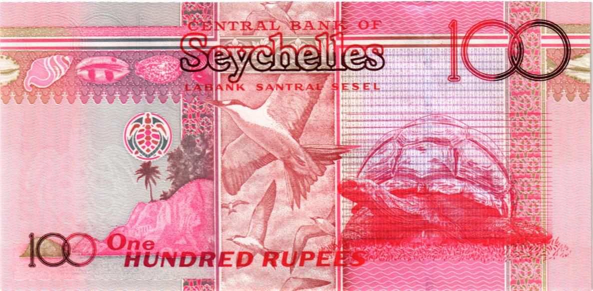 СЕЙШЕЛЬСКИЕ ОСТРОВА 100 РУПИЙ мини 2