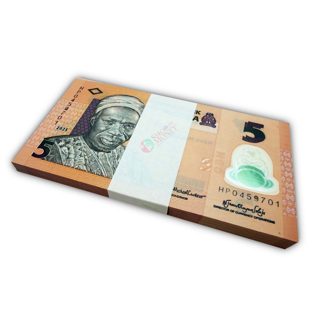 НИГЕРИЯ 5 НАЙРА (100 БАНКНОТ)