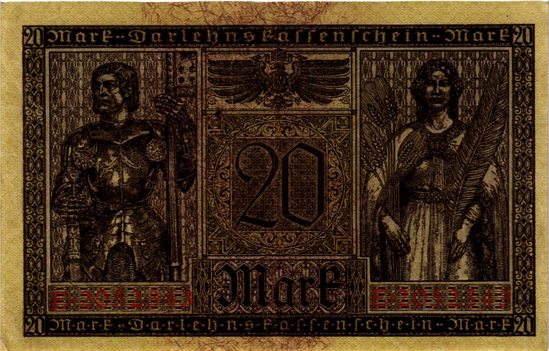 ГЕРМАНИЯ 20 МАРОК мини 2