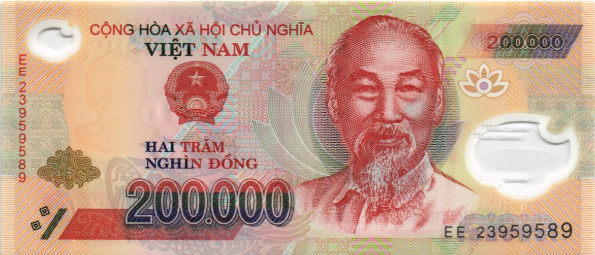 ВЬЕТНАМ 200000 ДОНГ мини 1