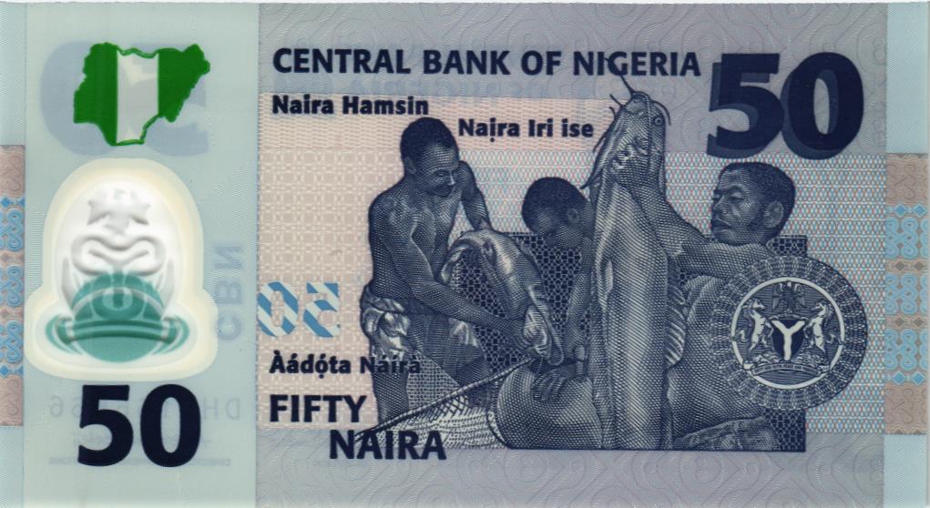 НИГЕРИЯ 50 НАЙРА #DH8166666 мини 2