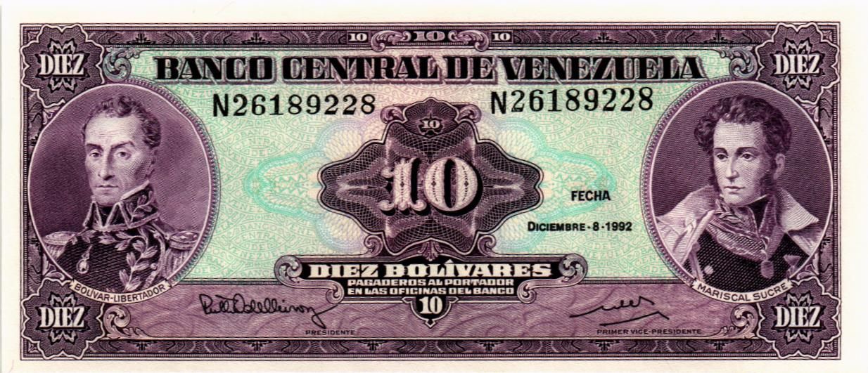 ВЕНЕСУЭЛА 10 БОЛИВАР