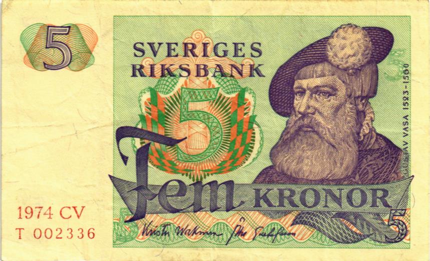 ШВЕЦИЯ 5 КРОН