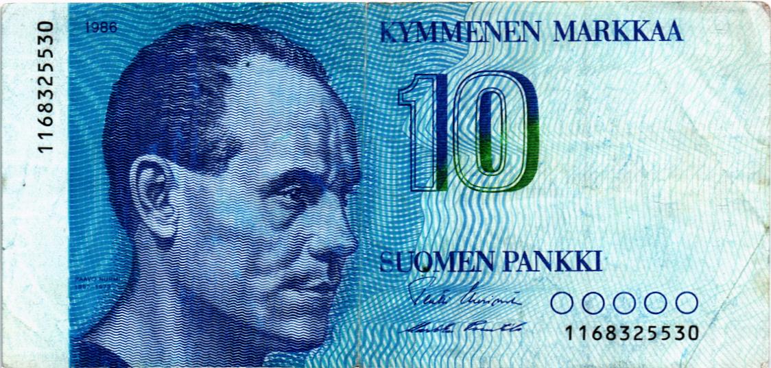 ФИНЛЯНДИЯ 10 МАРОК