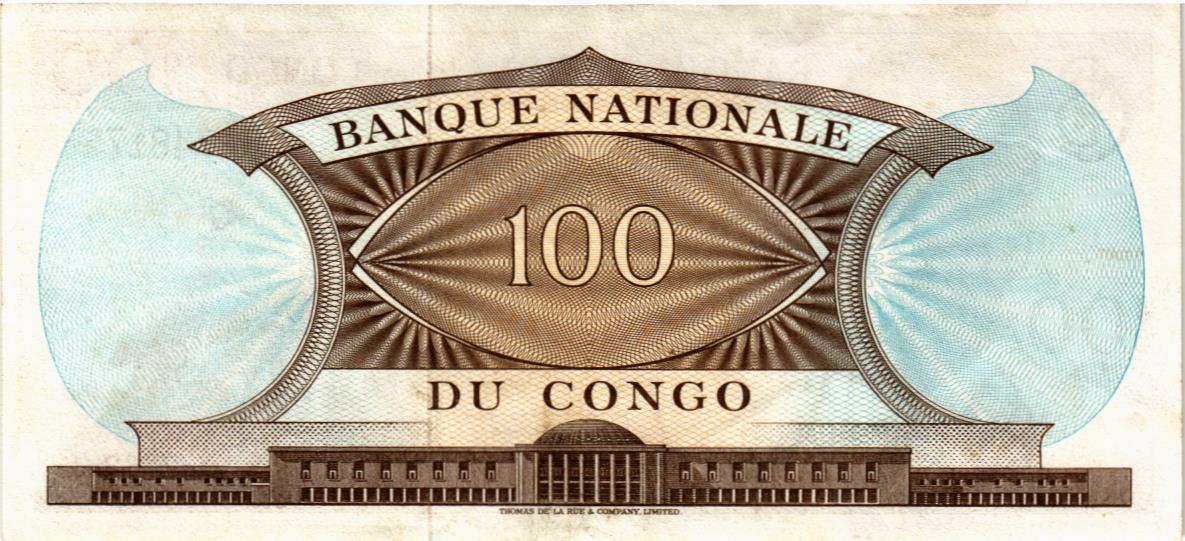 КОНГО 100 ФРАНКОВ мини 2