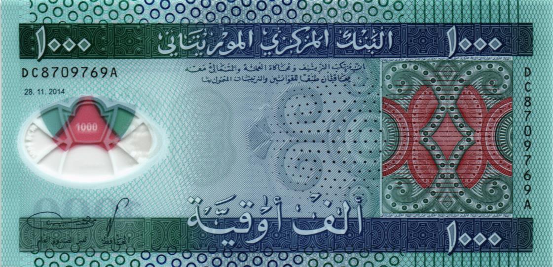 МАВРИТАНИЯ 1000 УГИЙ