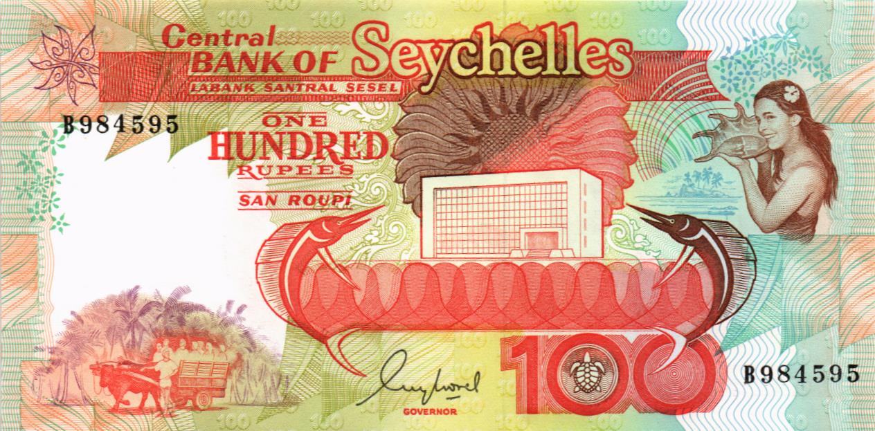 СЕЙШЕЛЬСКИЕ ОСТРОВА 100 РУПИЙ мини 1