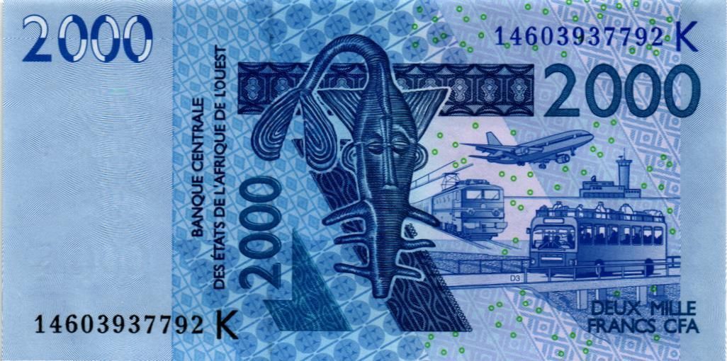 WAS - СЕНЕГАЛ 2000 ФРАНКОВ (K)