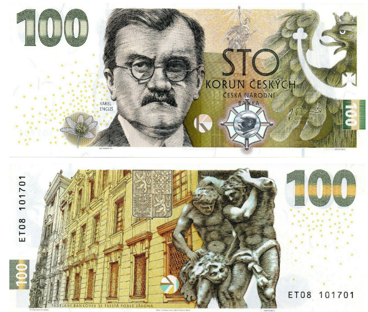 Новая памятная банкнота Чехии