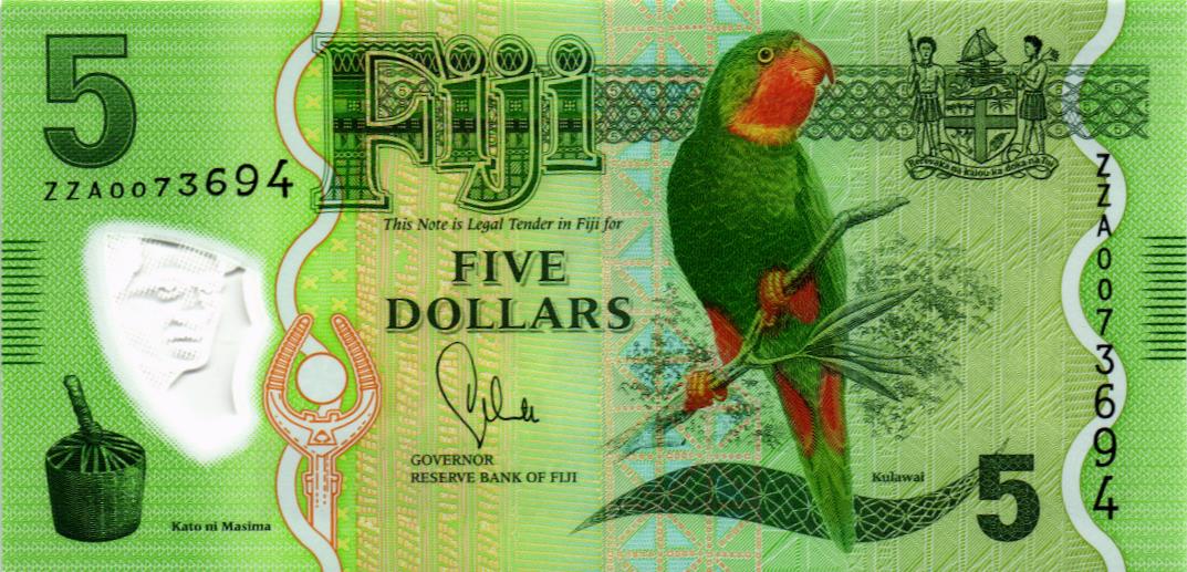 ФИДЖИ 5 ДОЛЛАРОВ (ZZA - REPLACEMENT) мини 1