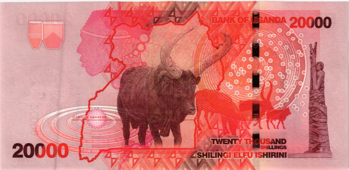 УГАНДА 20000 ШИЛЛИНГОВ мини 2