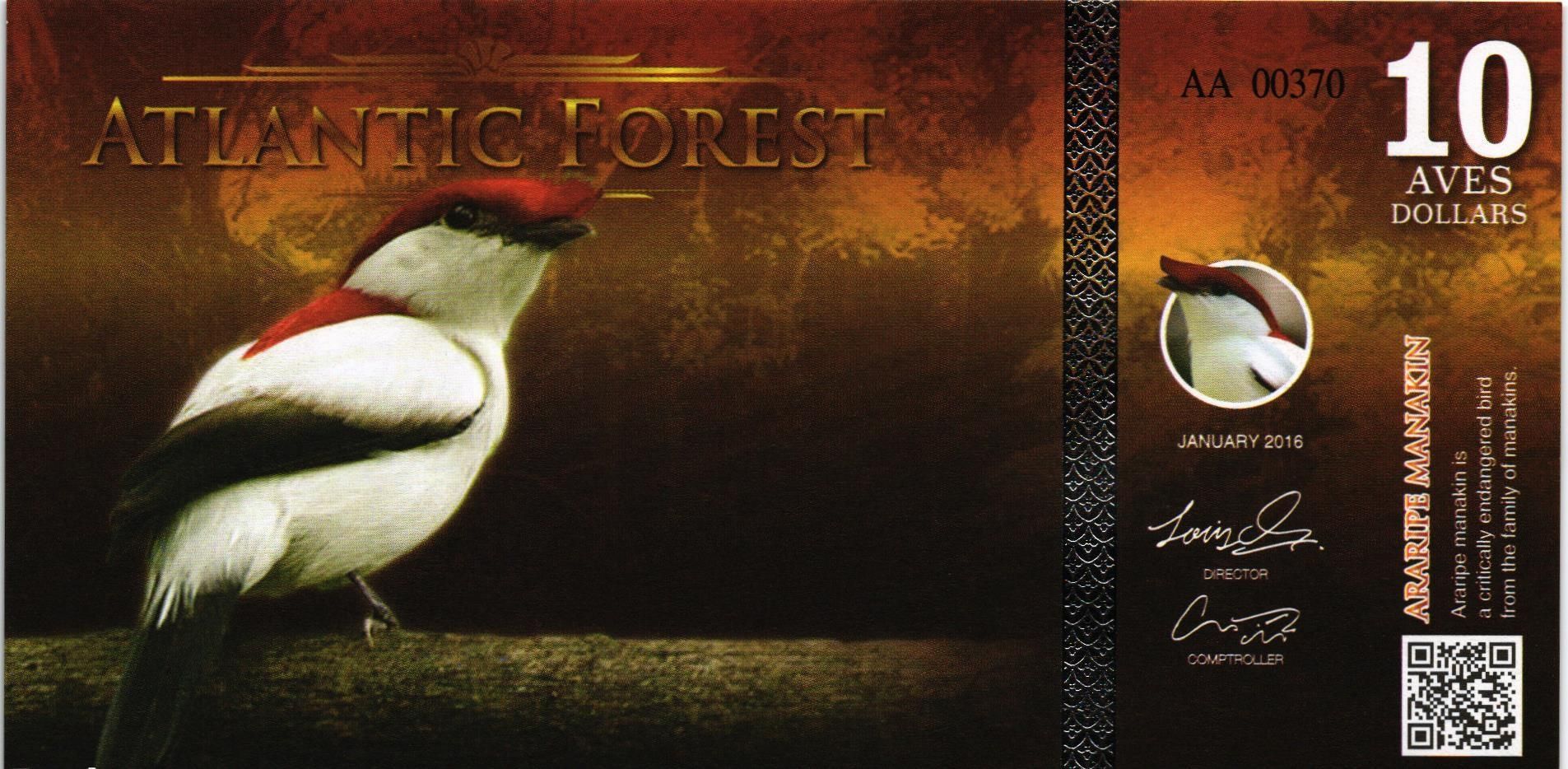 АТЛАНТИЧЕСКИЙ ЛЕС 10 ДОЛЛАРОВ