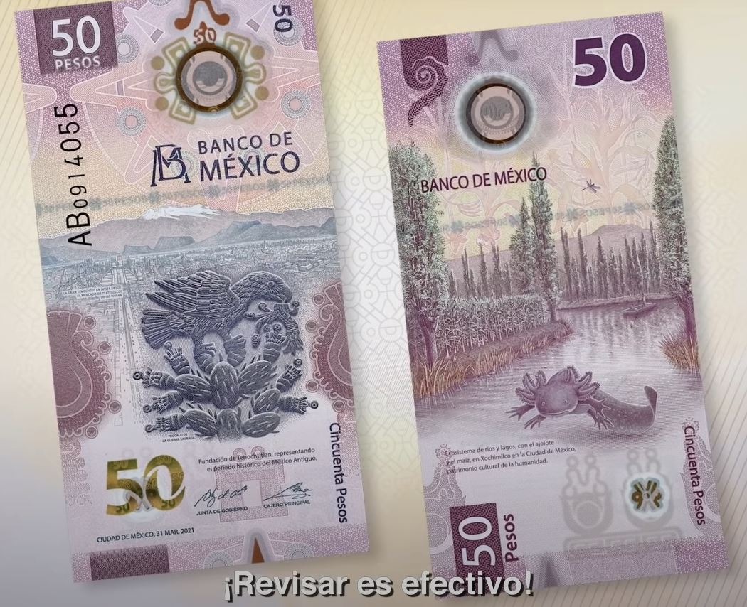 Мексика выпустила новые 50 Песо