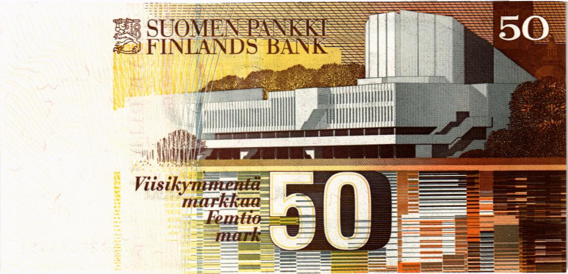 ФИНЛЯНДИЯ 50 МАРОК (Litt. A) мини 2