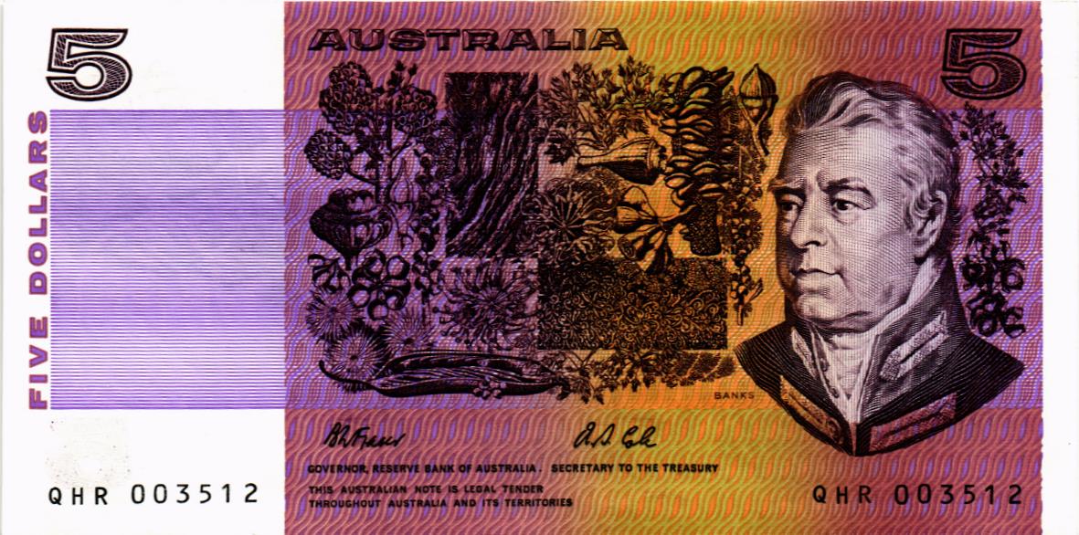 АВСТРАЛИЯ 5 ДОЛЛАРОВ мини 1